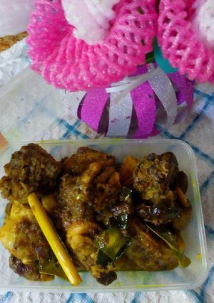 Foto resep Ungkep ayam dan ati ampela