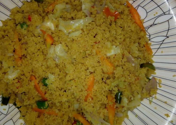 Recipe of Super Quick Homemade Dambun couscous