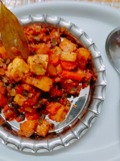 A picture of #DSR#Dhaba style mixed vegetable.