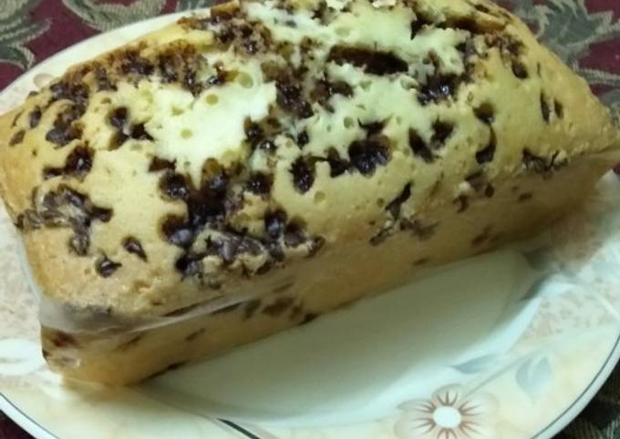 Recipe of Quick Chocolate chip pound cake