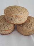 Bizcocho /muffins de limón y semillas de amapola