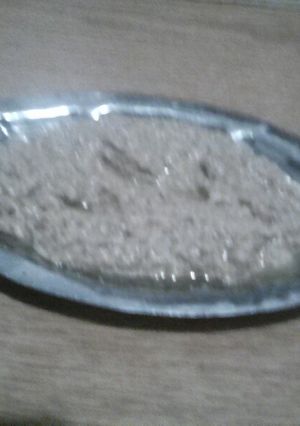 صورة لوصفة كسبة الطحينة البني
