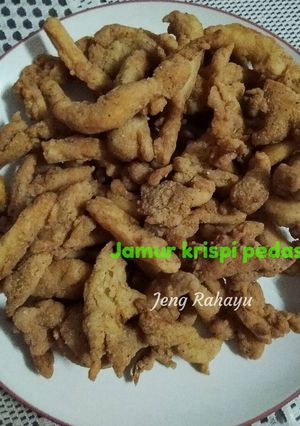 Foto resep Jamur Krispi Pedas