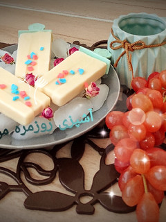 عکسی از دستور بستنی چوبی شیر عسلی