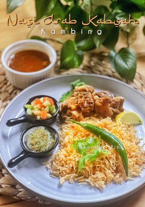 Gambar Nasi Arab Kabsah Kambing