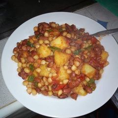 A picture of Githeri With Waru.