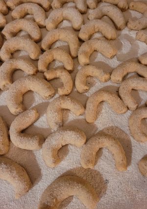Vaníliás kifli vagy hókifli recept fotója