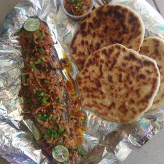 A picture of Roasted fish.