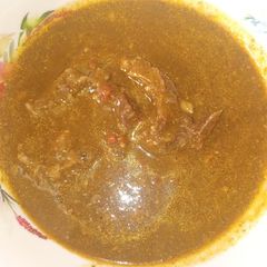 A picture of Dried okro soup.