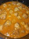 Meatballs with Sauce in the Panda Pot