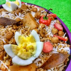 A picture of Chana Pulao.