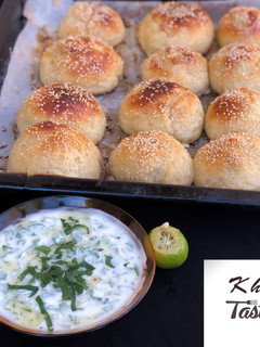 A picture of Potatoes bread buns.