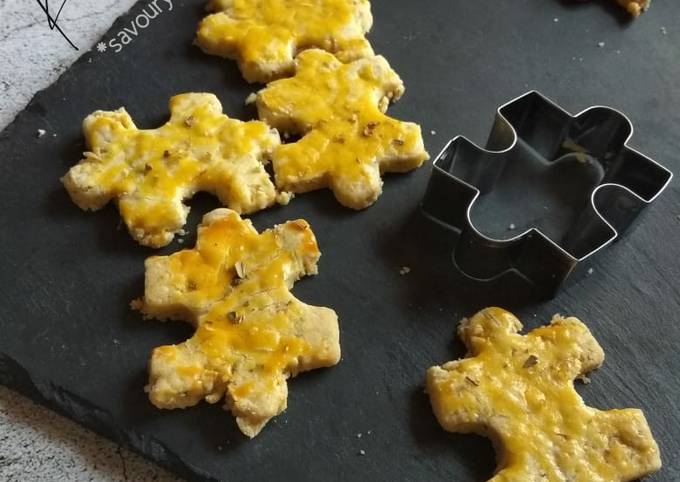 46.1~ Kukis Puzzle *savory gluten-free cookies