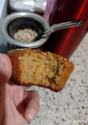 Una foto de Muffins de maní
