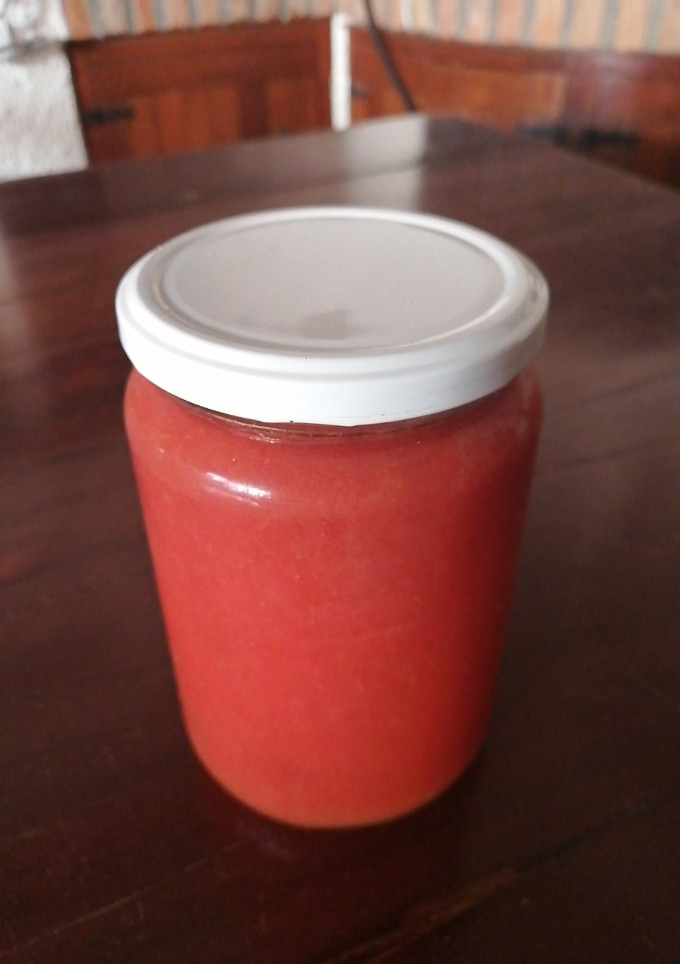 Una foto de Puré de tomates hecho en casa