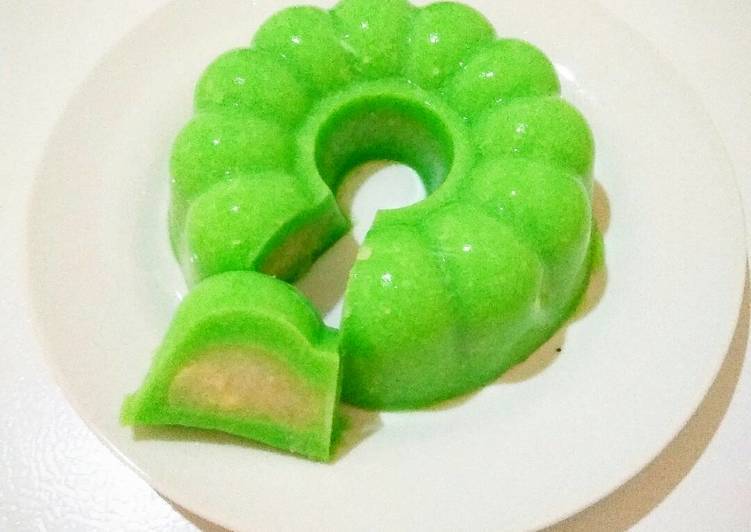 Puding Lumut Isi Durian