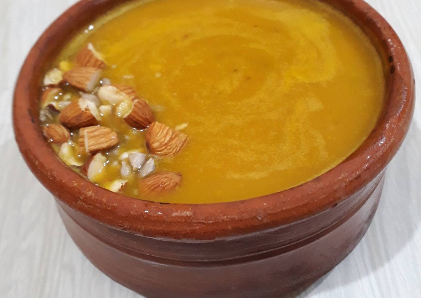 Sopa de zapallo y zanahoria