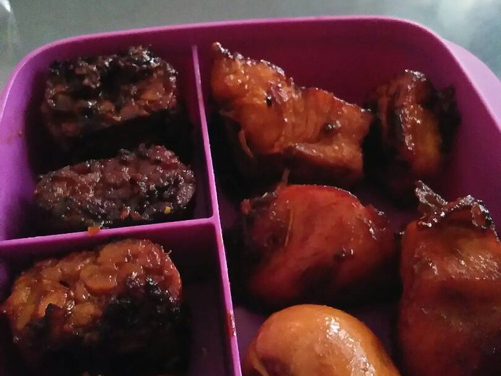 Cara Gampang Menyiapkan Bacem Tahu Tempe Ayam Telur, Enak