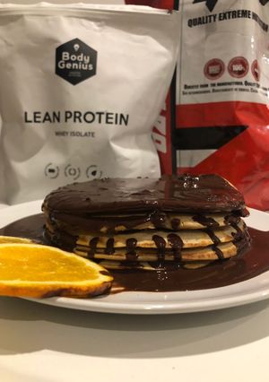 Foto principal de Tortitas de avena con chocolate