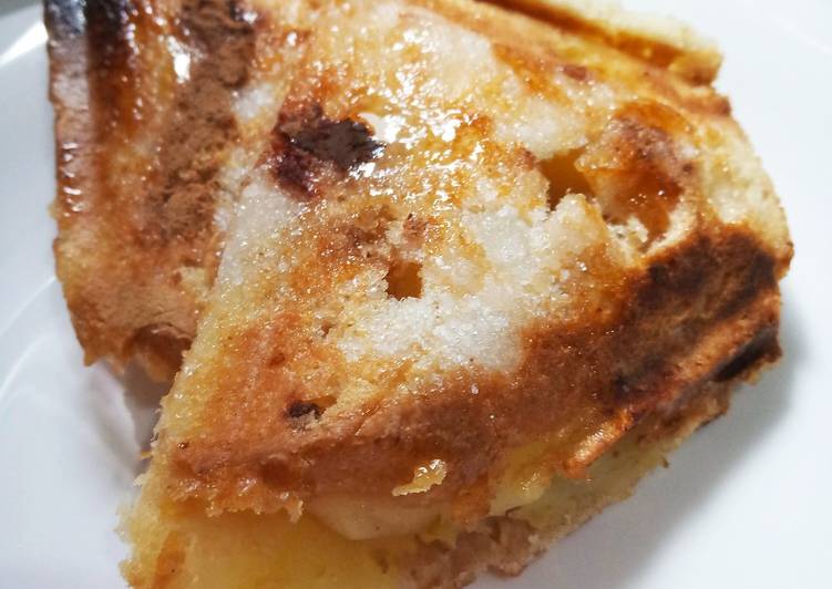 Pastel de manzana: reciclado de pan viejo y manzana huérfana🍞🍎