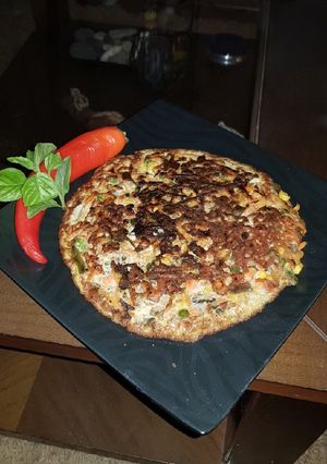 Una foto de Tortilla de verduras