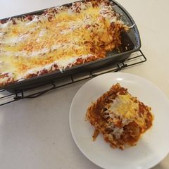 A picture of Easy Bake Lasagna.