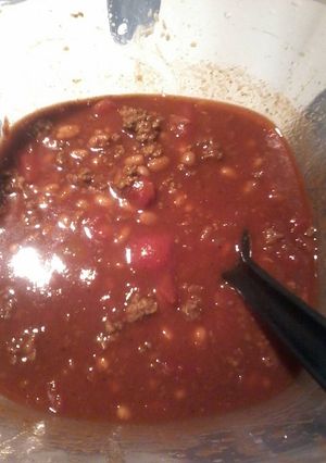 A picture of Cowboys Chili.