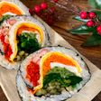 Rainbow Roll Sushi