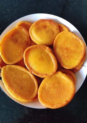 Hình của món Bánh cà rốt chiên.