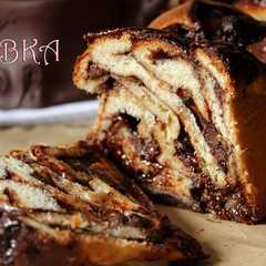 Una foto de Babka de chocolate