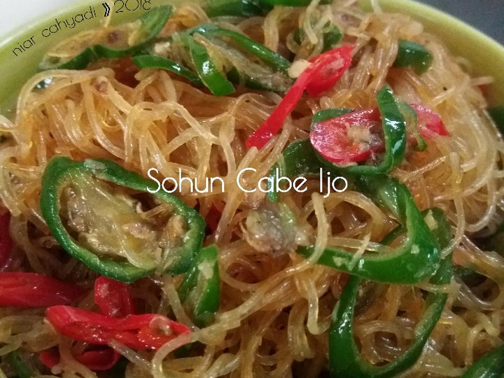 Resep Sohun Cabe Ijo yang Enak