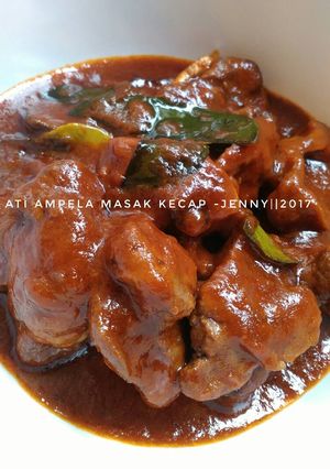 Foto resep Ati Ampela Masak Kecap