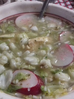 Una foto de Pozole verde de pescado para cuaresma las Correa