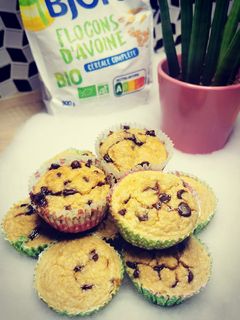 Une photo de Muffin flocon d'avoine, banane