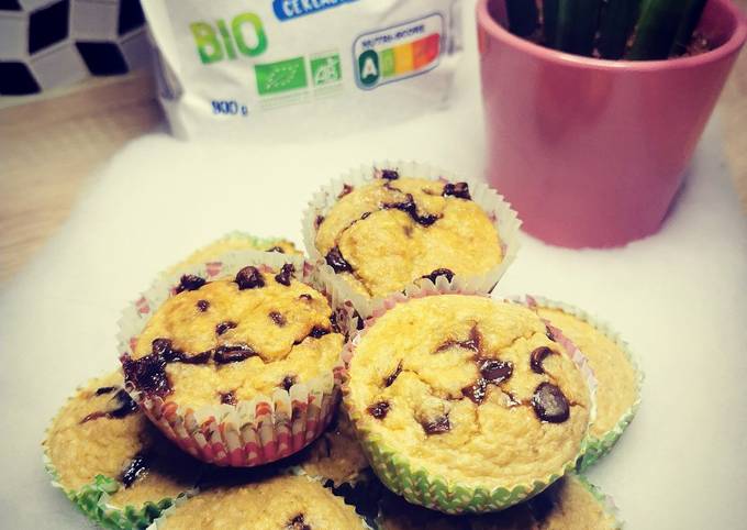 Muffin flocon d'avoine, banane