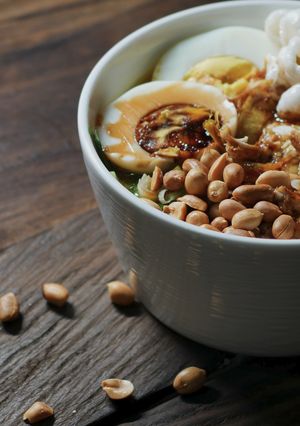 Foto resep Bubur Ayam Kuah Kuning