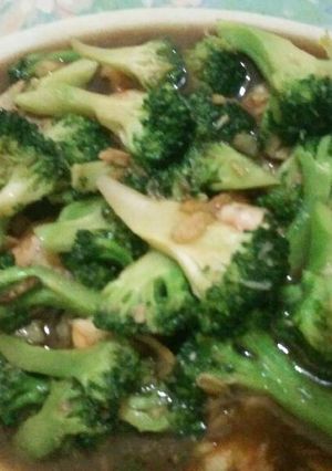 Foto resep Tumis brokoli udang