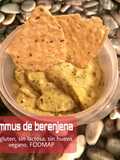 Hummus de Berenjena (sin gluten, sin lactosa, sin huevo, vegano, FODMAP)
