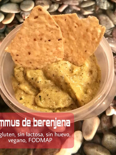 Una foto de Hummus de Berenjena (sin gluten, sin lactosa, sin huevo, vegano, FODMAP)