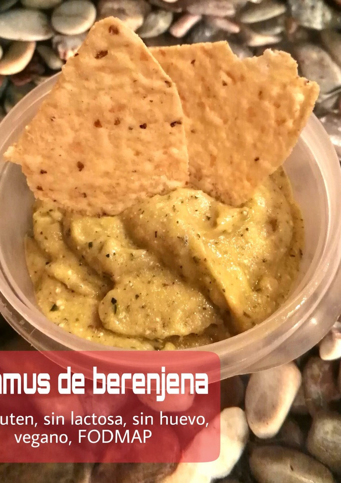 Una foto de Hummus de Berenjena (sin gluten, sin lactosa, sin huevo, vegano, FODMAP)