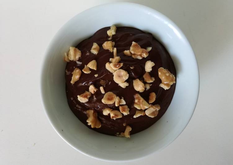 Mousse de chocolate vegana