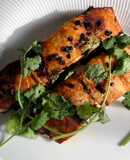 Baked Chipotle Salmon. #glutenfree #paleo #keto