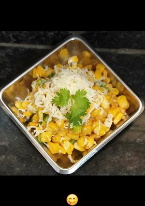 A picture of Masala corn.