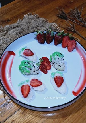 Foto resep Mochi Stroberi