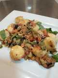 Gnudi de Ricotta italiana al estilo mediterráneo