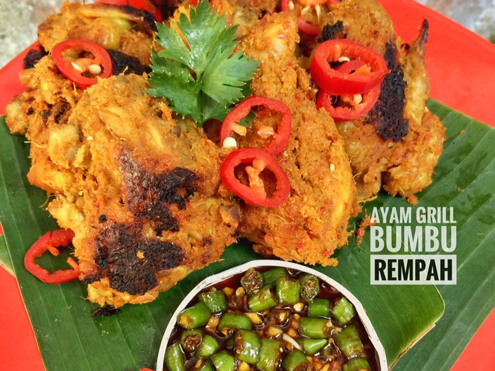 Bagaimana Menyiapkan Ayam Grill bumbu rempah Enak Dan Mudah