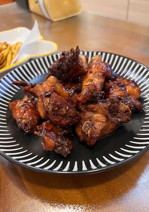 蜂蜜土雞腿肉 的食譜成品照片