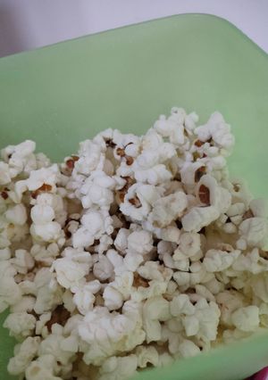 Foto resep Popcorn Simple ala Diet rasa Manis Asin
