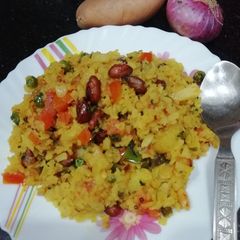 Batata Kanda Poha A picture of Batata Kanda Poha.