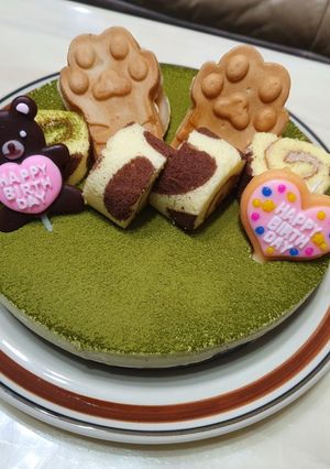 日式抹茶慕斯蛋糕《節慶蛋糕》 的食譜成品照片